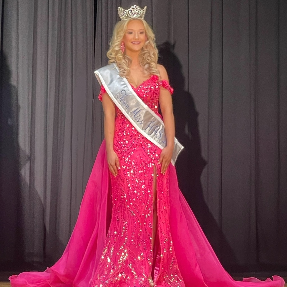Pink size 0 Johnathan Kayne pageant dress